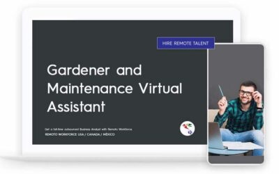 Gardener and Maintenance Virtual Assistant