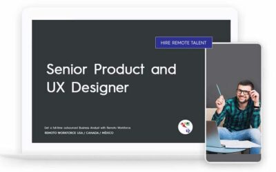 Senior Product and UX Designer