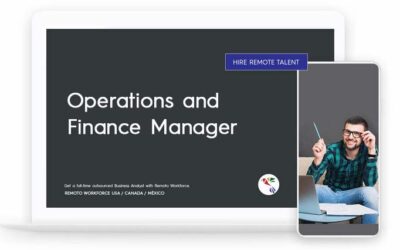 Operations and Finance Manager