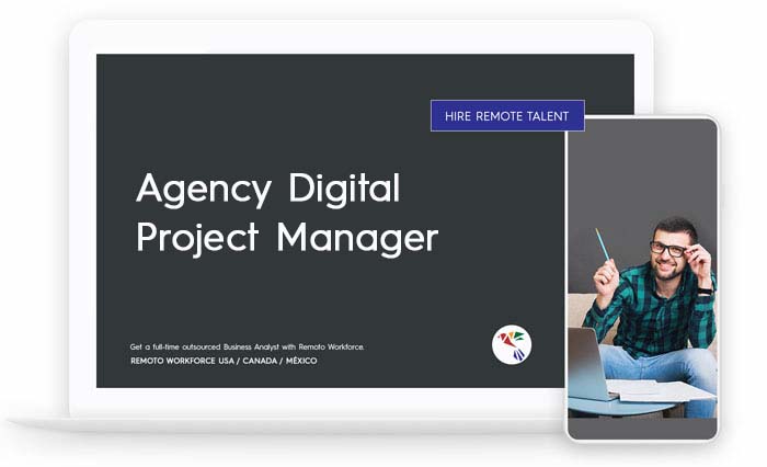 USA and CANADA tumbnail for Agency Digital Project Manager it looks like on a laptop or mobile view