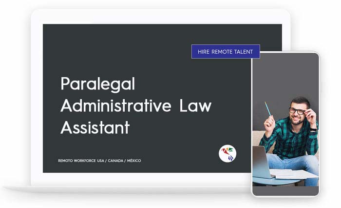 Paralegal Administrative Law Assistant Role Description