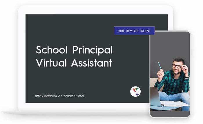 School Principal Virtual Assistant Role Description