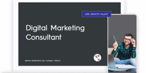 Digital Marketing Consultant Role Description
