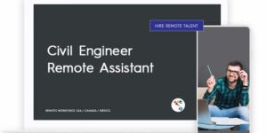 Civil Engineer Remote Assistant Role Description