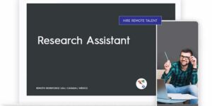 Research Assistant Role Description