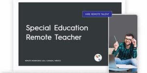 Special Education Remote Teacher Role Description