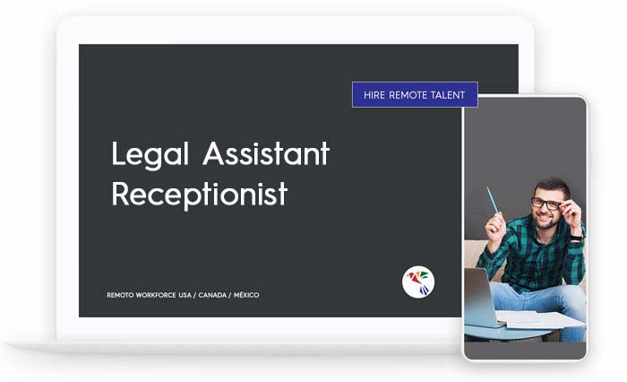 Legal Assistant Receptionist Role Description