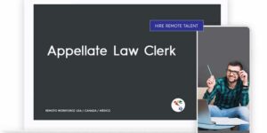Appellate Law Clerk Role Description