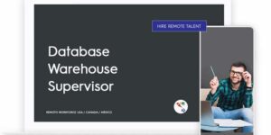 Database Warehouse Supervisor Role Description