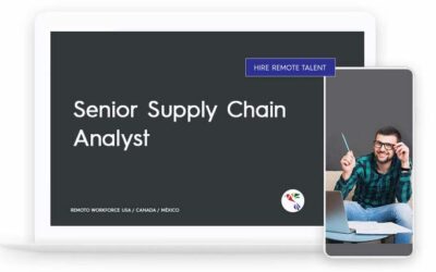 Senior Supply Chain Analyst