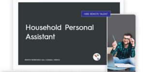 Household Personal Assistant Role Description