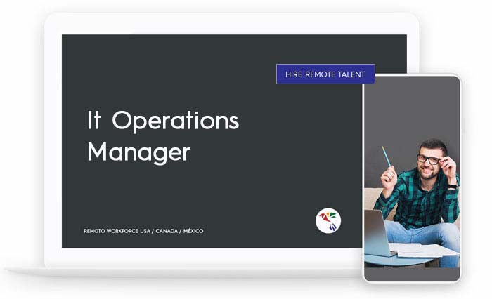 It Operations Manager Role Description