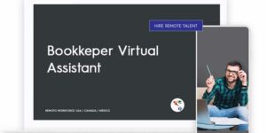 Bookkeper Virtual Assistant Role Description