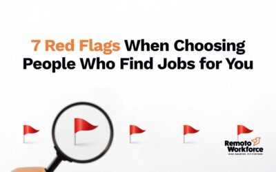 7 Red flags when choosing people who find jobs for you